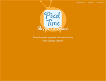 Tablet Screenshot of pixeltime.com